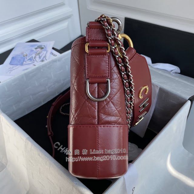 Chanel女包 香奈兒專櫃最新款Gabrielle流浪包 Chanel爆款字母肩帶流浪包  djc4109